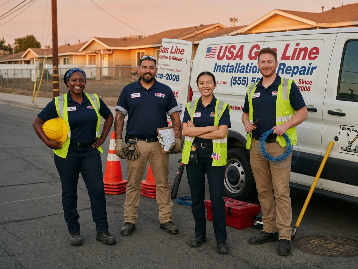 Gas Line Installation company in Radom, IL